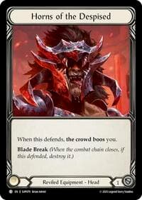Horns of the Despised - Super Slam - Flesh and Blood TCG card