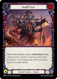Instill Fear (Red) - Super Slam - Flesh and Blood TCG card