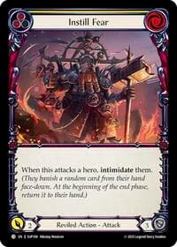 Instill Fear (Yellow) - Super Slam - Flesh and Blood TCG card