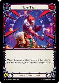 Take That! (Red) - Super Slam - Flesh and Blood TCG card