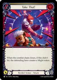 Take That! (Yellow) - Super Slam - Flesh and Blood TCG card