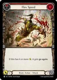Flex Speed (Red) - Super Slam - Flesh and Blood TCG card