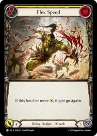Flex Speed (Yellow) - Super Slam - Flesh and Blood TCG card