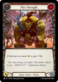 Flex Strength (Red) - Super Slam - Flesh and Blood TCG card