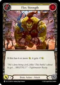 Flex Strength (Yellow) - Super Slam - Flesh and Blood TCG card