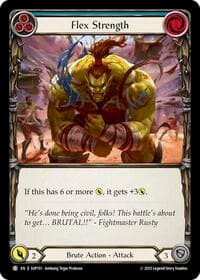 Flex Strength (Blue) - Super Slam - Flesh and Blood TCG card