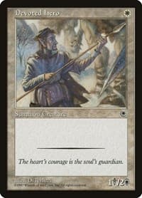 Devoted Hero - Portal - Magic: The Gathering card