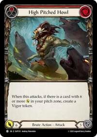 High Pitched Howl (Red) - Super Slam - Flesh and Blood TCG card