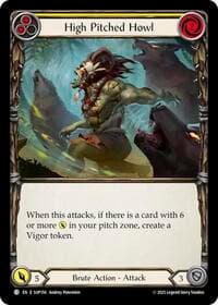 High Pitched Howl (Yellow) - Super Slam - Flesh and Blood TCG card
