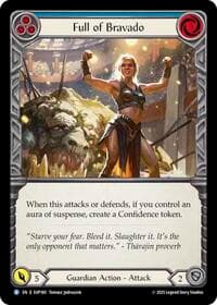 Full of Bravado (Blue) - Super Slam - Flesh and Blood TCG card