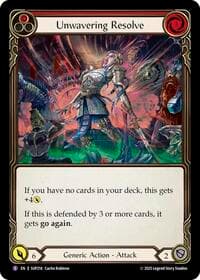 Unwavering Resolve - Super Slam - Flesh and Blood TCG card