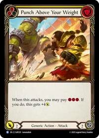 Punch Above Your Weight (Yellow) - Super Slam - Flesh and Blood TCG card