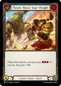Punch Above Your Weight (Blue) - Super Slam - Flesh and Blood TCG card
