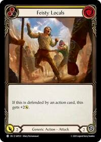 Feisty Locals (Yellow) - Super Slam - Flesh and Blood TCG card