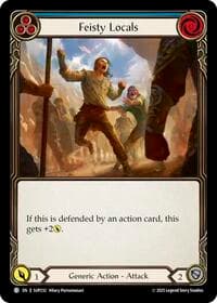 Feisty Locals (Blue) - Super Slam - Flesh and Blood TCG card