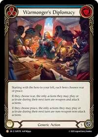 Warmonger's Diplomacy - Super Slam - Flesh and Blood TCG card