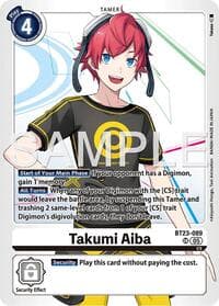 Takumi Aiba - Hackers' Slumber - Digimon Card Game card