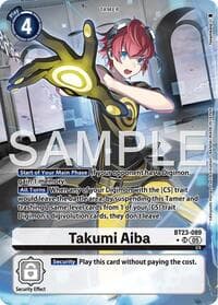 Takumi Aiba (Alternate Art) - Hackers' Slumber - Digimon Card Game card