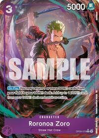 Roronoa Zoro - OP09-076 (Alternate Art) - Premium Booster -The Best- Vol. 2 - One Piece Card Game card
