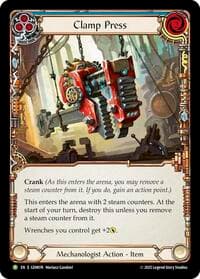 Clamp Press - GEM Pack 3 - Flesh and Blood TCG card