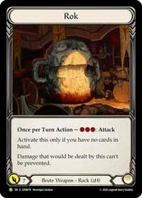 Rok - GEM Pack 3 - Flesh and Blood TCG card