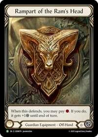 Rampart of the Ram's Head - GEM Pack 3 - Flesh and Blood TCG card