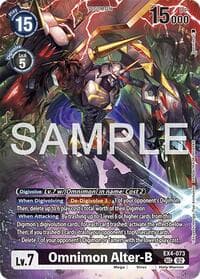 Omnimon Alter-B - Limited Card Pack -Another Knight- - Digimon Card Game card