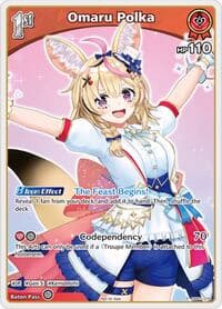 Omaru Polka (P) (hBP01-070) - hololive OFFICIAL CARD GAME Promos - Hololive card