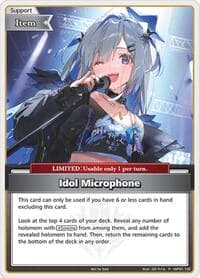 Idol Microphone (P) (hBP01-102) - hololive OFFICIAL CARD GAME Promos - Hololive card