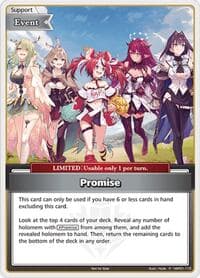 Promise (P) (hBP01-113) - hololive OFFICIAL CARD GAME Promos - Hololive card