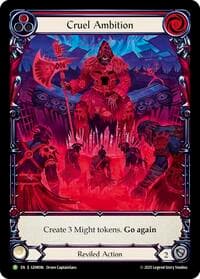 Cruel Ambition - GEM Pack 3 - Flesh and Blood TCG card
