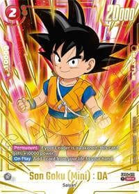 Son Goku (Mini) : DA - FB04-012 (Gold) - Fusion World Promotion Cards and Packs - Dragon Ball Super: Fusion World card