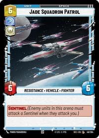 Jade Squadron Patrol - Secrets of Power - Star Wars: Unlimited card