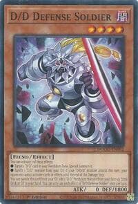 D/D Defense Soldier - Doom of Dimensions - YuGiOh card