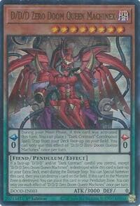 D/D/D Zero Doom Queen Machinex - Doom of Dimensions - YuGiOh card