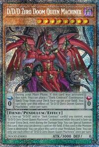 D/D/D Zero Doom Queen Machinex (Starlight Rare) - Doom of Dimensions - YuGiOh card