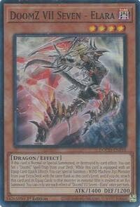 DoomZ VII Seven - Elara - Doom of Dimensions - YuGiOh card