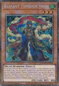 Radiant Typhoon Swen (Starlight Rare) - Doom of Dimensions - YuGiOh card