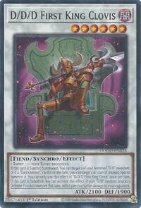 D/D/D First King Clovis - Doom of Dimensions - YuGiOh card
