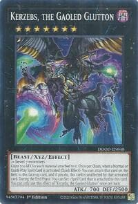 Kerzebs, the Gaoled Glutton - Doom of Dimensions - YuGiOh card