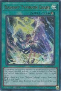 Radiant Typhoon Chant - Doom of Dimensions - YuGiOh card