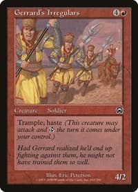 Gerrard's Irregulars - Mercadian Masques - Magic: The Gathering card