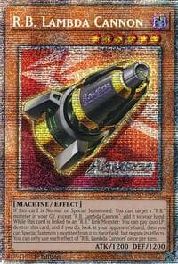 R.B. Lambda Cannon (Starlight Rare) - Doom of Dimensions - YuGiOh card