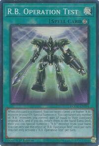 R.B. Operation Test - Doom of Dimensions - YuGiOh card