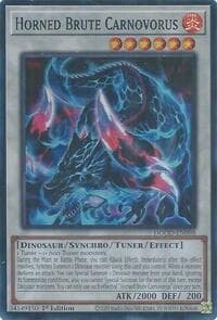 Horned Brute Carnovorus - Doom of Dimensions - YuGiOh card