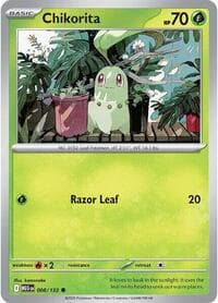 Chikorita - ME01: Mega Evolution - Pokemon card