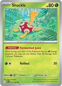 Shuckle - ME01: Mega Evolution - Pokemon card