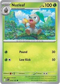 Nuzleaf - ME01: Mega Evolution - Pokemon card