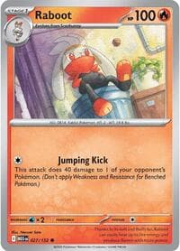 Raboot - ME01: Mega Evolution - Pokemon card