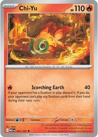 Chi-Yu - ME01: Mega Evolution - Pokemon card